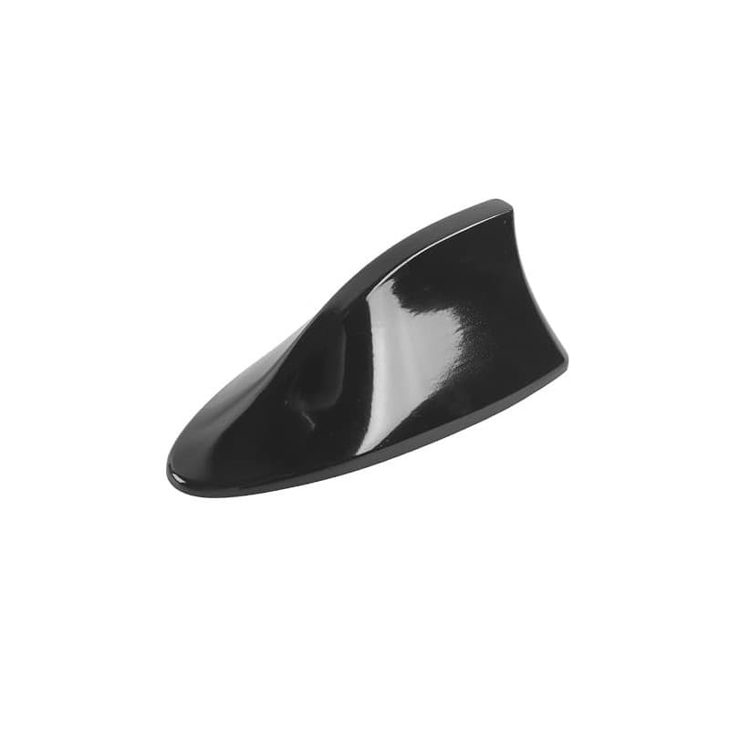 Ubric Antenne de Voiture Universelle en Forme d'aileron de Requin - Amplificateur Universel - Radio AM FM - avec Caoutchouc étan