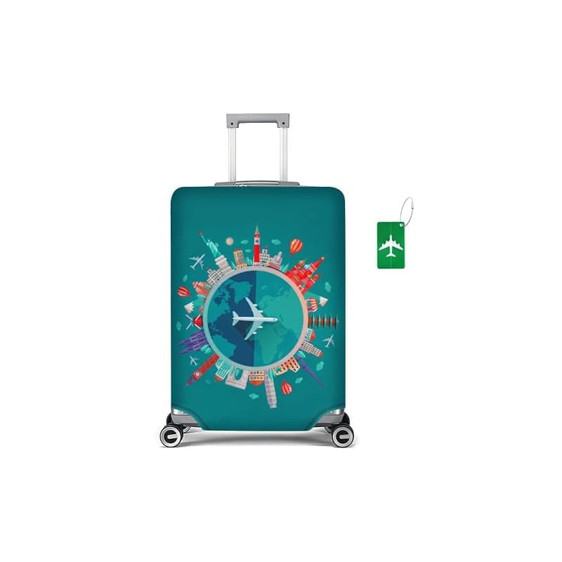 flintronic Housse Valise, Elastique Housse de Valise, Housses de Bagages Cover, Bagages de Voyage Couverture, Réutilisable (avec