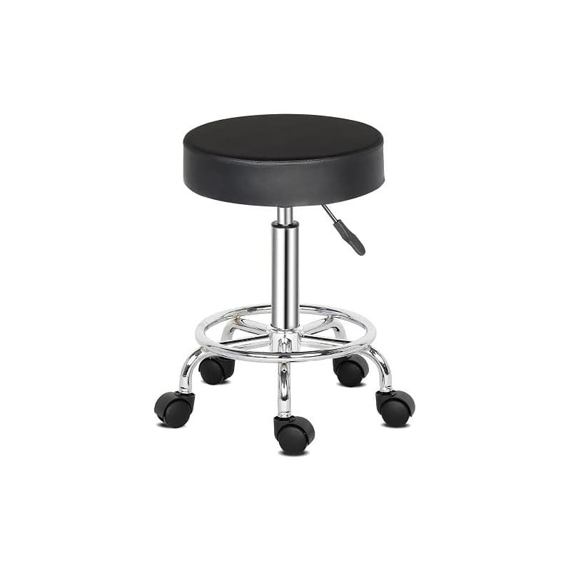 Alightup Tabouret de Bureau Tabouret à roulettes Rotation à 360° | Chaise a Roulette Salon de Massage Cuisine Bureau Hauteur Rég
