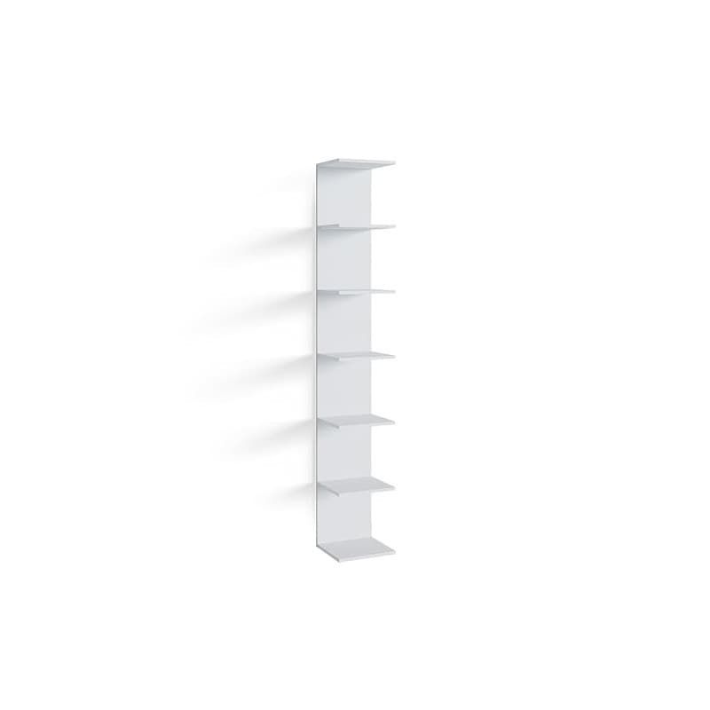 Vicco Étagère Paolo, Blanc, 30x190cm, pouvant être monté pour Le Rangement de Livres et d’Objets de décoration