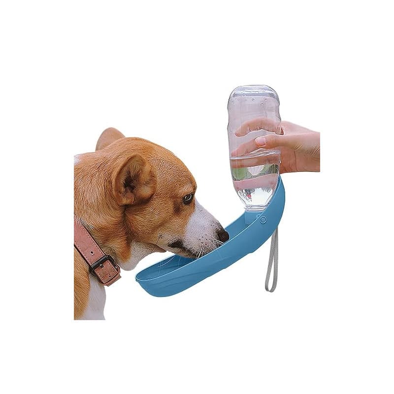 NAMSAN Bouteille d'eau pour Chien, 550ml Portable Distributeur Eau, Gourde pour Chien de Compagnie en Plein Air, pour Randonnée,
