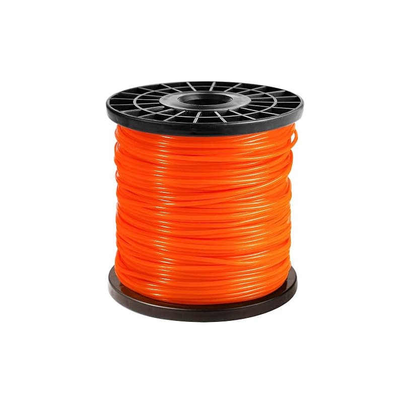 CHRORINE Fil Debroussailleuse Rond 2,4mm x 100 m Fil Coupe Bordure DIY Bobine de Fil Debroussailleuse
