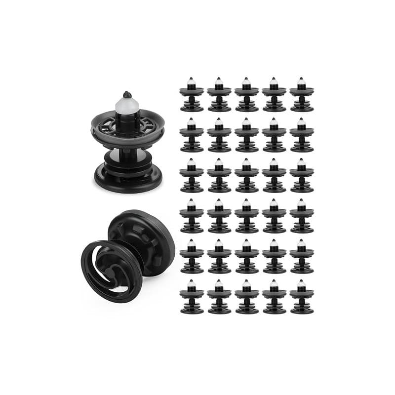 30 Pièces Clips de 7l6868243 Fixation, Weflay Voiture Plastique pour Garniture Agrafe Panneau de Porte Intérieure Compatibles av