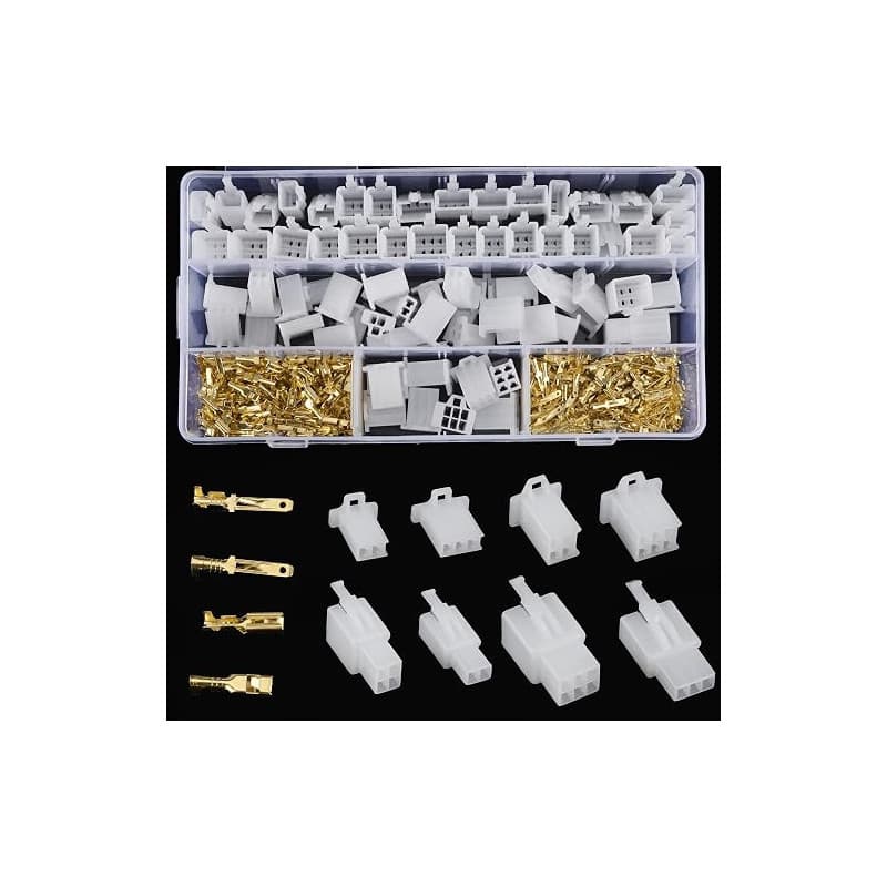 480PCS 2.8mm Automobile Connecteur Kit 2 3 4 6 Connecteur Électrique Moto | Broches Automobile Fil Électrique Connecteurs Kit po