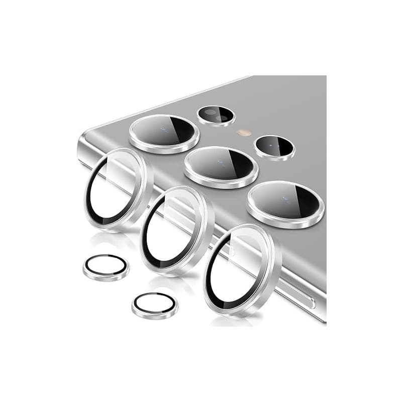 Oelrstfe Caméra Arrière Protection pour Samsung Galaxy S24 Ultra Verre Trempé,Protecteur Objectif Lentille,9H Dureté HD Définiti