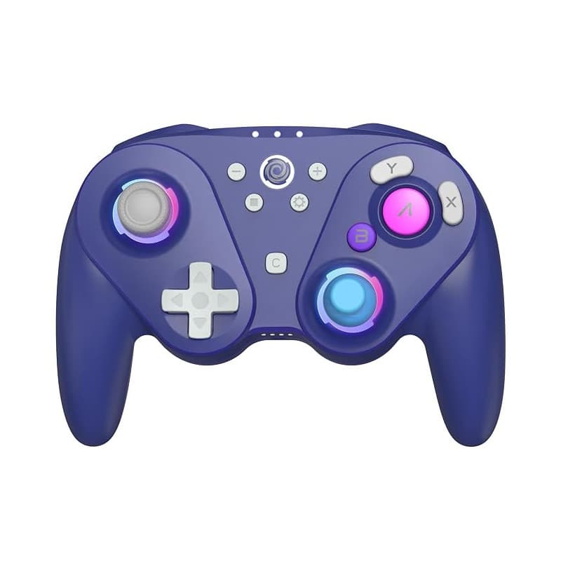 Oniverse Manette sans fil pour Switch/Switch 2/Gamecube/PC/Mobile, Autonomie 13h, Joysticks et gâchettes Hall Effect, Gyroscope,