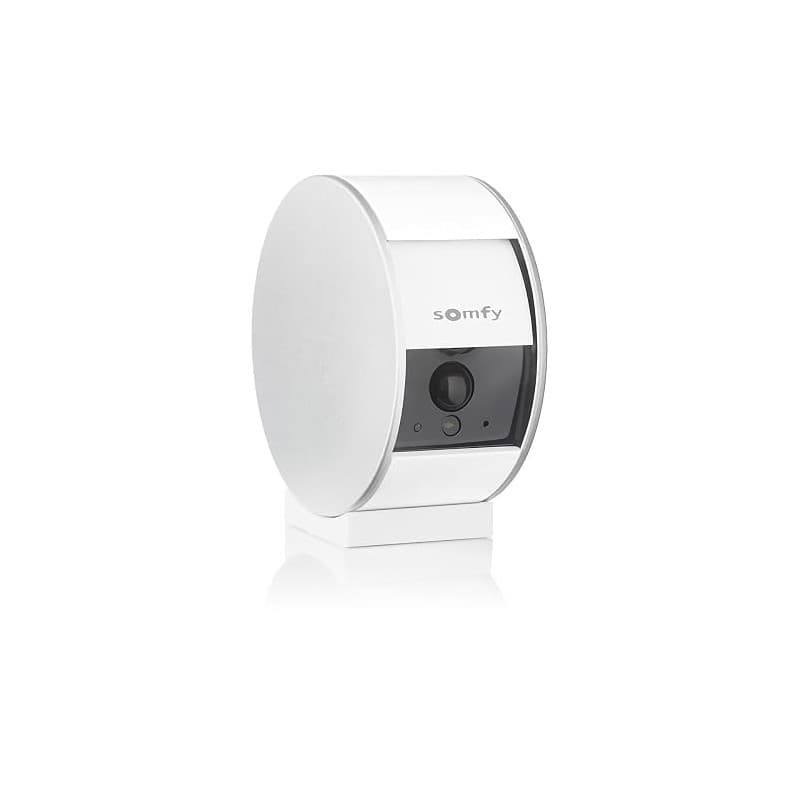 somfy 2401507 - Indoor Camera, Caméras avec volet motorisé, Compatible : Alexa, Google Home et Tahoma, Vision Nocturne, Détectio