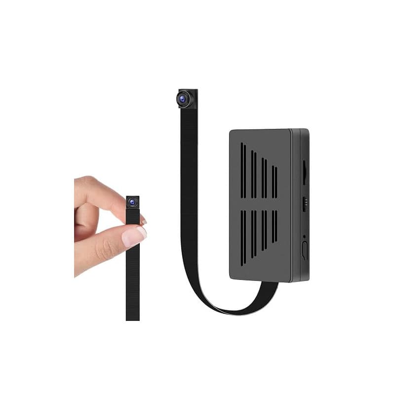 Biddsgg Caméra Espion Mini caméra HD 1080P Portable Caméra Cachée avec Ddétecteur de Mouvement pour la Surveillance Complète à l