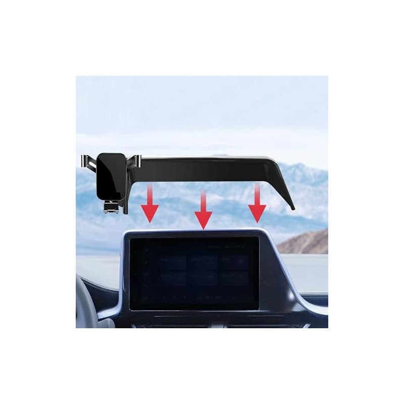 LSXEL Support de téléphone Portable de Voiture Compatible avec Toyota CHR Support pour téléphone Voiture Accessoires 2019 2020 2