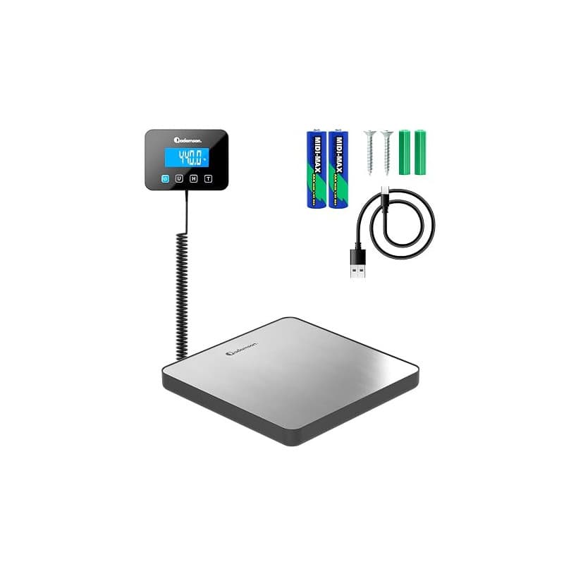 Balance Colis Électronique - 200 kg - Précision 10 g - Fonction Hold-Tare | Écran Numérique Lisible en Livres et Onces, Robuste
