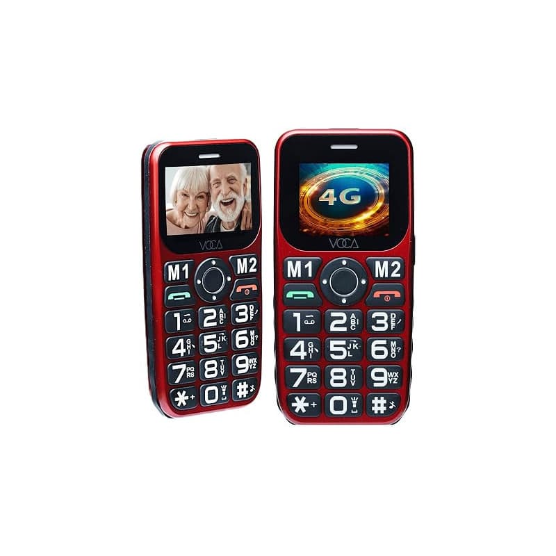 Téléphone portable VOCA V141 4G à grosses touches pour seniors: volume sonore élevé, touches larges, facile à utiliser, modèle b