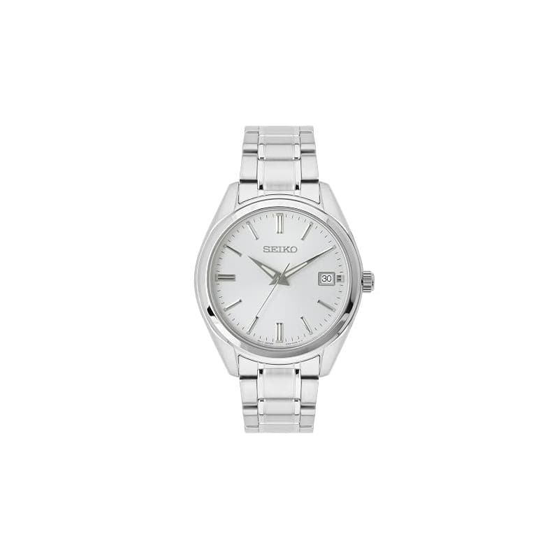 Seiko Hommes Analogique Quartz Montre avec Bracelet en Acier Inoxydable