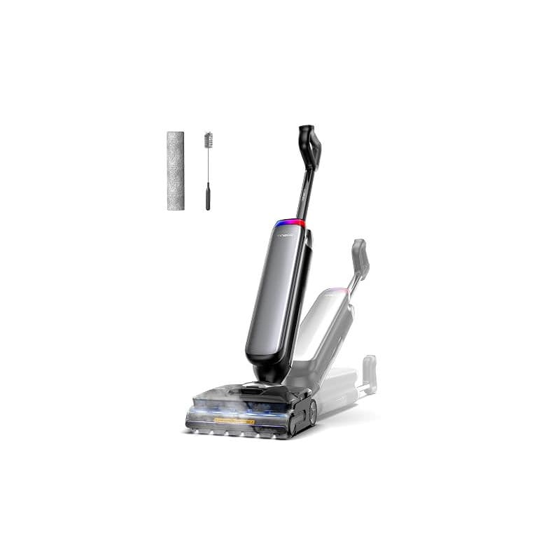 Tineco Floor One S9 Artist Steam Pro Nettoyeur Vapeur sans Fil 160°C 90Min | Technologie ReverseScrub inverse le rouleau, DualBl