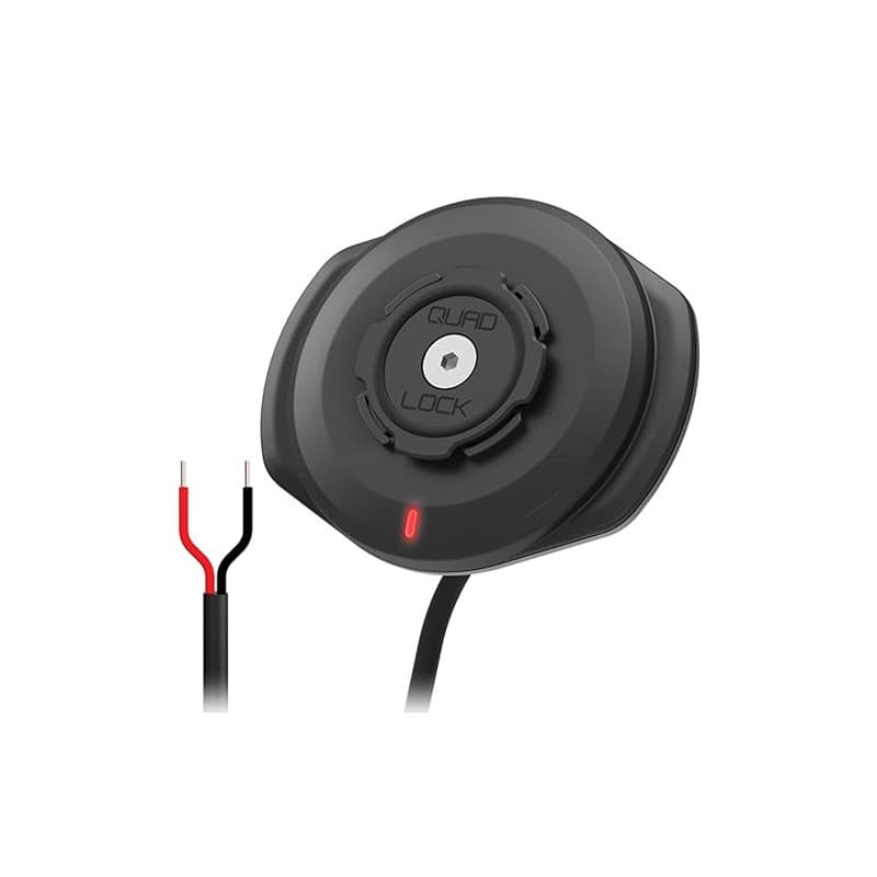 Quad Lock Tête de Charge sans Fil étanche 12V-24V - Câblée en Dur (V)