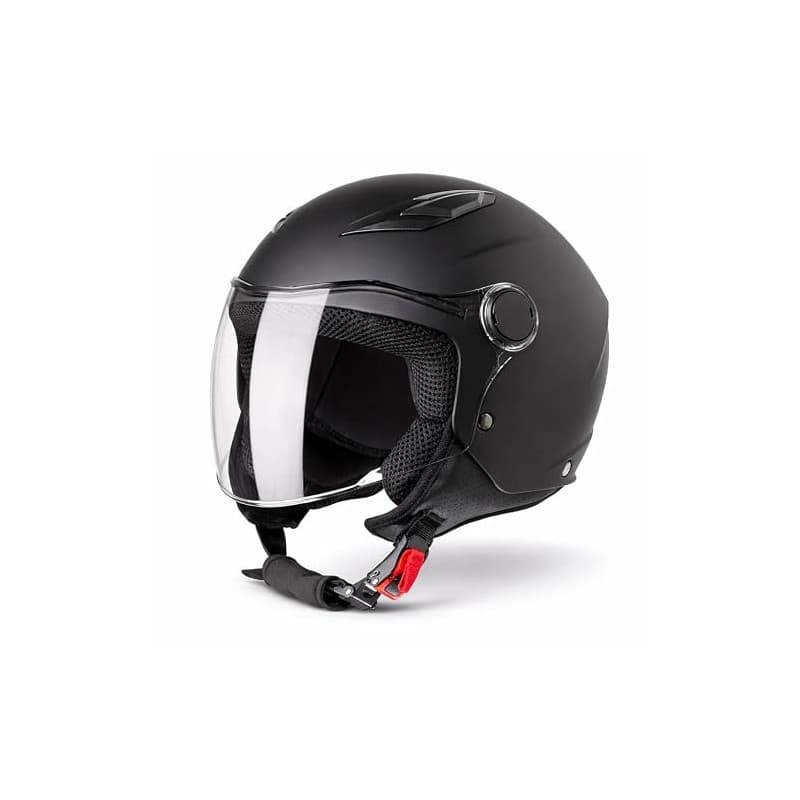VINZ Magic Casque de Moto pour Enfant | Casque Jet en Tailles YS–YXL | Casque Enfant pour Moto, Scooter et cyclomoteur | Certifi
