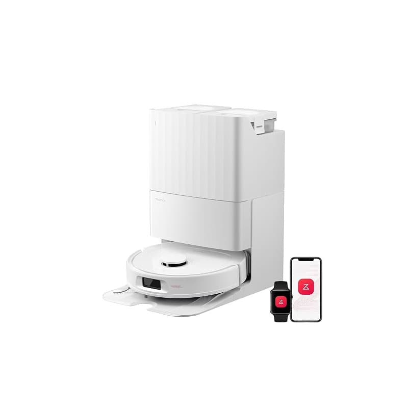 roborock Qrevo S Pro Robot Aspirateur Laveur 18500 Pa, Anti-enchevêtrements | 45 °C Séchage à l'air Chaud, 75 °C Autonettoyant à