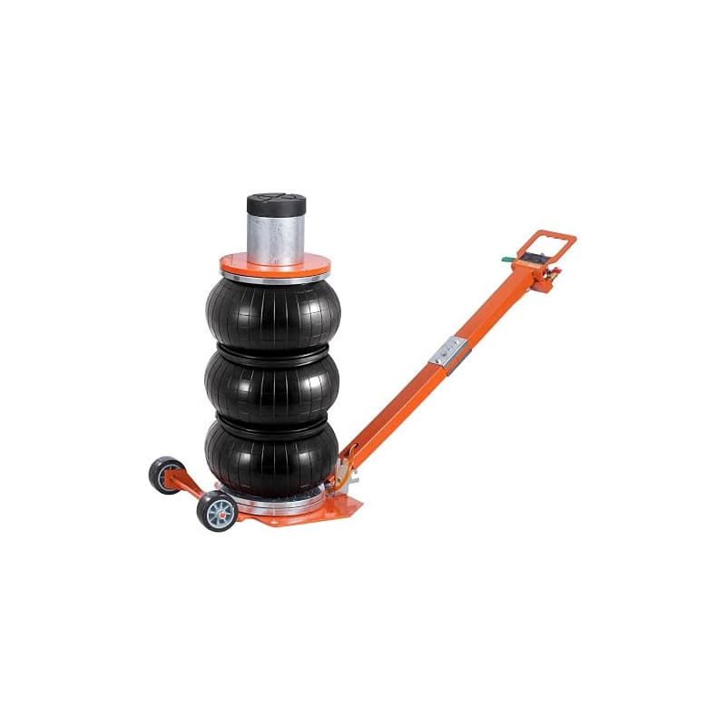 VEVOR Cric Pneumatique 3 tonnes, Cric de Levage Pneumatique avec Colonne Surélevée et Poignée Réglable, Facile à Soulever et Com