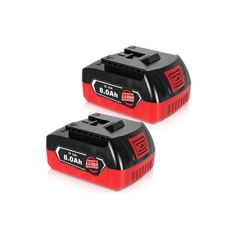 2X 8.0Ah Remplacement pour Bosch Batterie 18V GBA | Compatible pour Bosch Professional 18V Les Outils sans Fil du système Non co