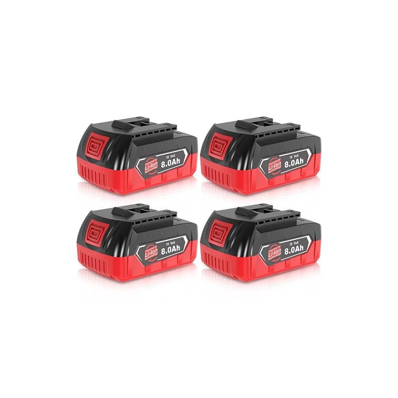 4 Pièces 8.0Ah Remplacement pour Bosch Batterie 18V GBA | Compatible pour Bosch Professional 18V Les Outils sans Fil du système