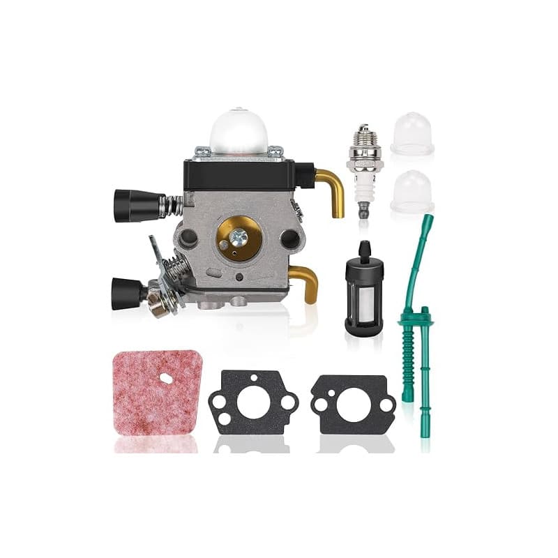 Kit de carburateur de tondeuse à gazon pour STIHL FS45C FS45L FS55 C FS55 T FC55 KM55R HL45 comprend un ensemble complet d'acces