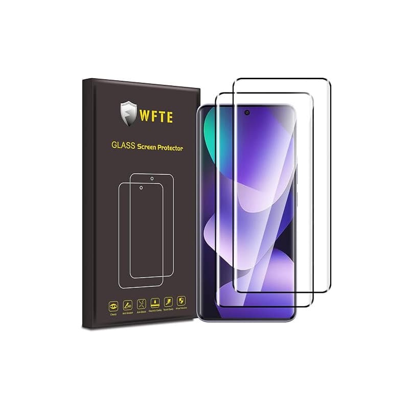 WFTE [Lot de 2 Verre Trempé pour Xiaomi Redmi Note 15 5G/4G, 3D Couverture Complète Film de Protection D'écran avec Haute Transp