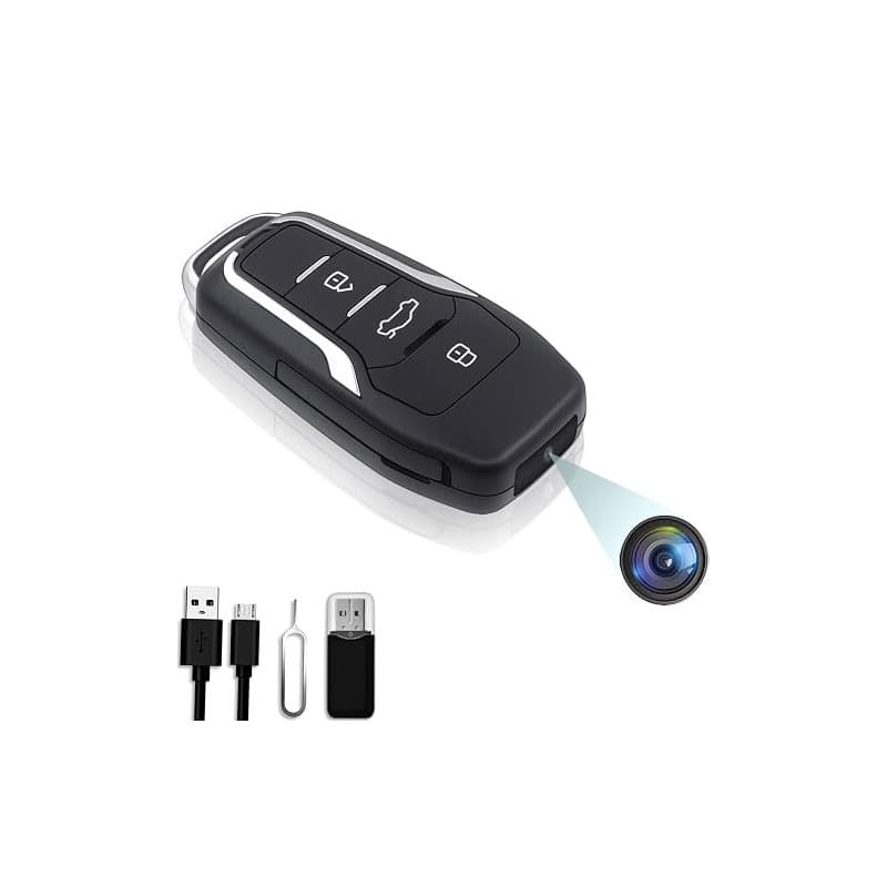 OTADUG Caméra espionne de Voiture, 16GB caméra cachée 1080P avec Enregistrement vidéo et Audio, détection de Mouvement, 8 Heures