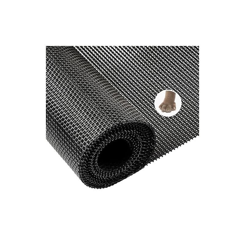HOFUDON Moustiquaire Fenêtre 250x120cm, Renforcée en Fibre de Verre | Rouleau Moustiquaire Extra Épaisse, Fibre Durable Filet An