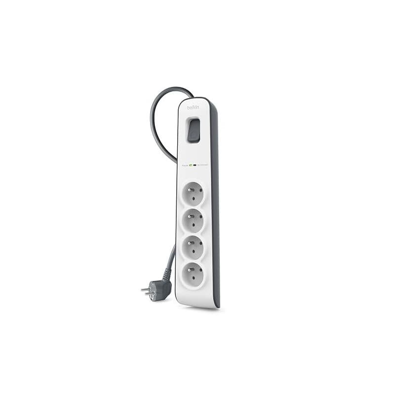 Belkin Parafoudre 4 prises, 525 Joules, cordon 2 m Blanc
