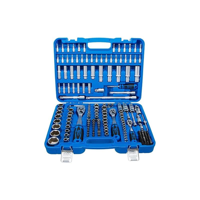 BGS 2243 | Jeu de douilles à six pans | 6,3 mm (1/4") / 10 mm (3/8") / 12,5 mm (1/2") | 192 pièces