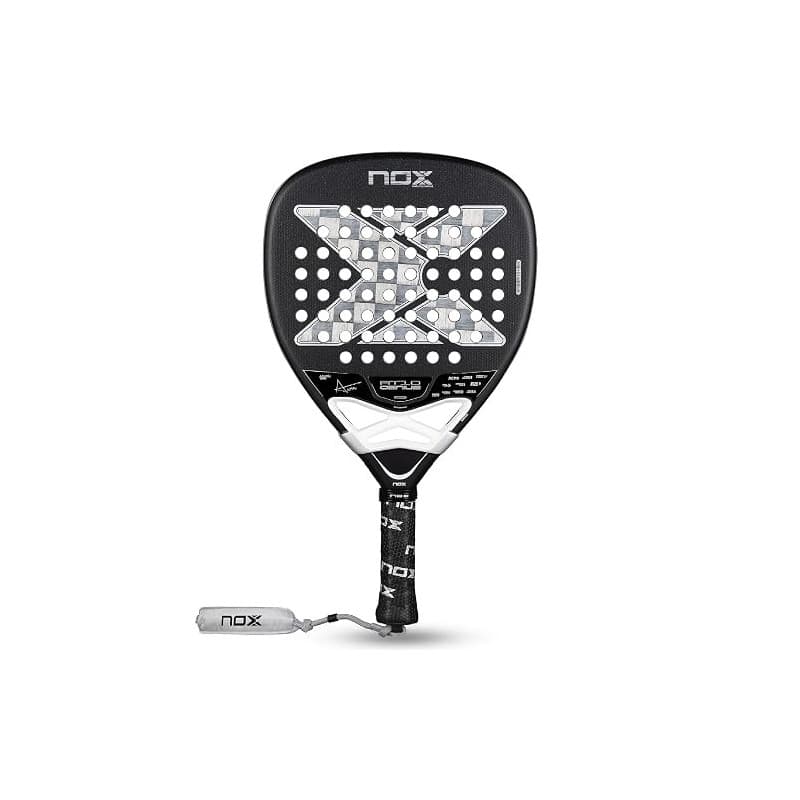 NOX AT10 Genius Attack 18K Alum 2026 Raquette de Padel Professionnelle, Carbone 18 K aluminisé, Puissance maximale et Performanc