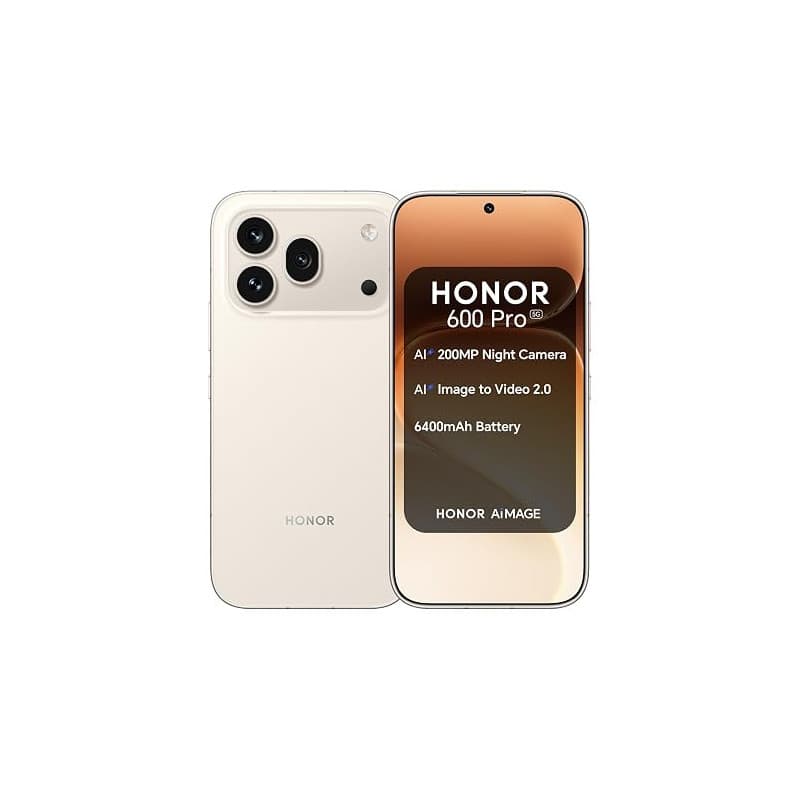 HONOR 600 Pro 5G 12GB-512GB Dorado (Golden White) Dual SIM