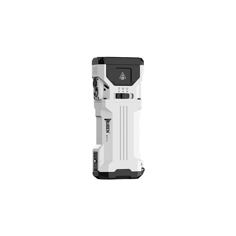 WUBEN X1Pro Lampe de poche rechargeable à haute puissance de lumens - Lampe de poche ultra lumineuse avec 12 300 lumens - Forme