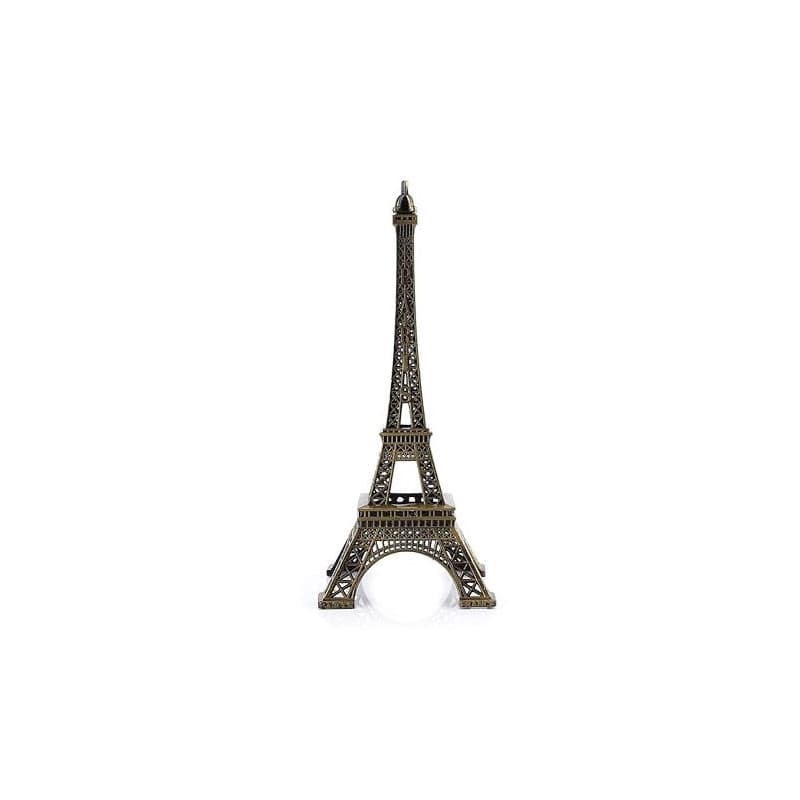 Nikou Tour Eiffel Decoration Bronze Architecturale, Ton Bronze Paris Tour Eiffel Figurine Statue Modèle Réplique de Célèbre Pari