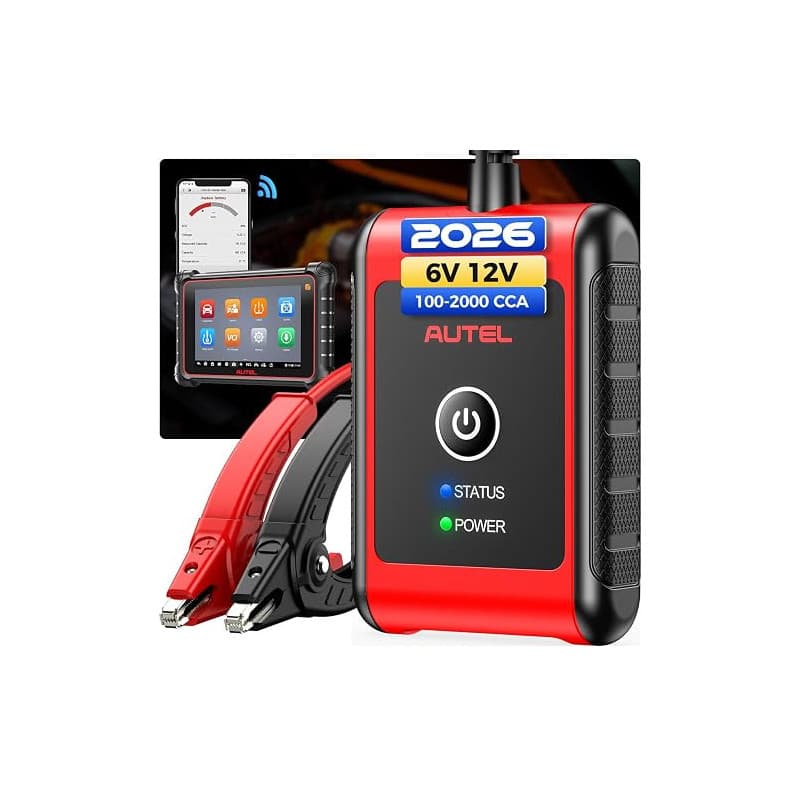 Autel MaxiBAS BT506 Testeur Analyseur Batterie 6V 12V 100-2000 CCA | Test Démarrage et Charge, Testeur Charge Batteri Numérique