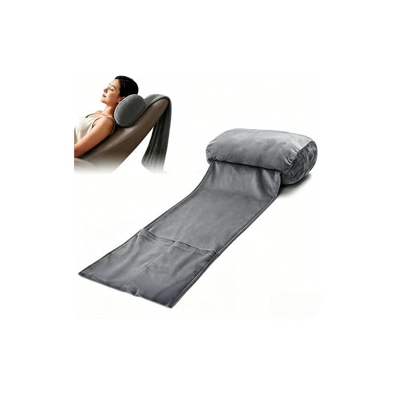 Rkixlix Oreiller Longueur 75 cm pour Chaise Longue | Coussin Antidérapant en Polyester pour Soulager les Douleurs Cervicales, Ap
