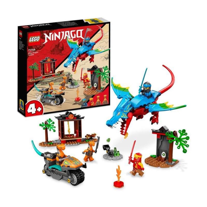 Playset Lego Ninjago Ninja Dragon Temple 161 Pièces 71759
