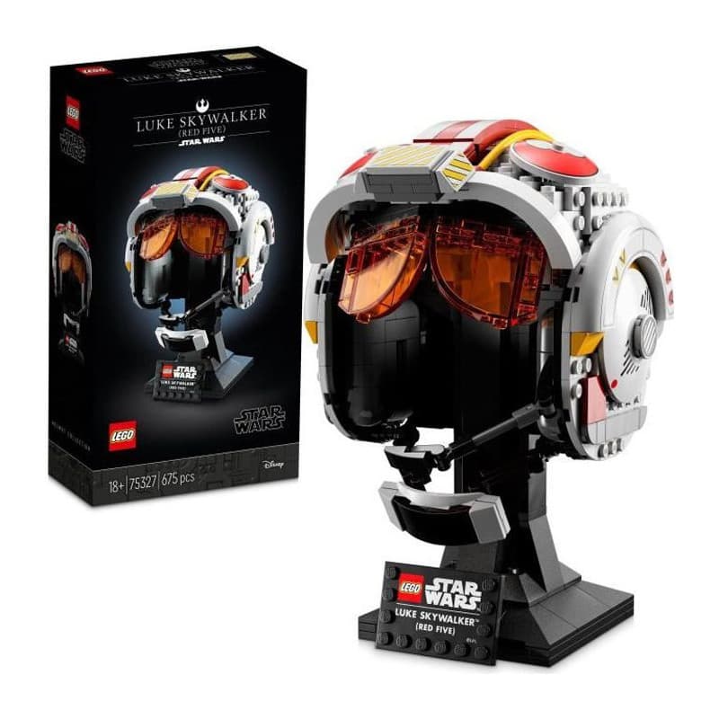 Lego 75327 Star Wars Le Casque Red Five De Luke Skywalker Modele Réduit de Colle