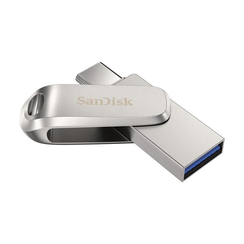 Clé USB SanDisk Ultra Dual Drive Luxe Acier 32 GB (1 Unité)