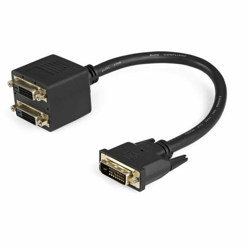 Startech.com Câble Répartiteur en Y DVI-D vers 2x DVI-D 30 cm - Câble Splitter DVI-D - M/F