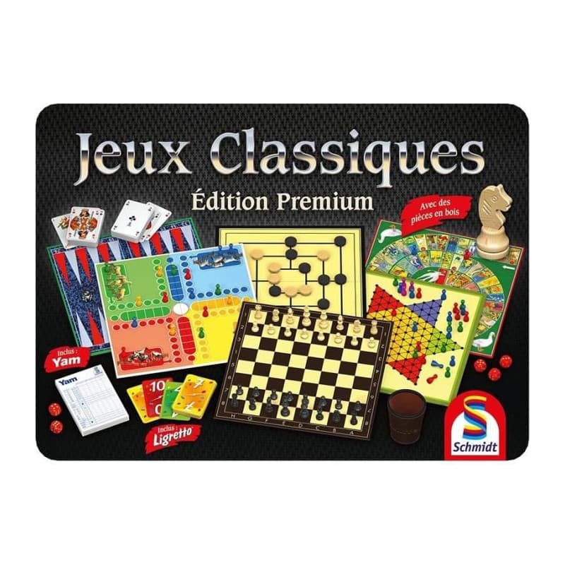 Jeu de société Schmidt Spiele Premium Edition Classic Games Box
