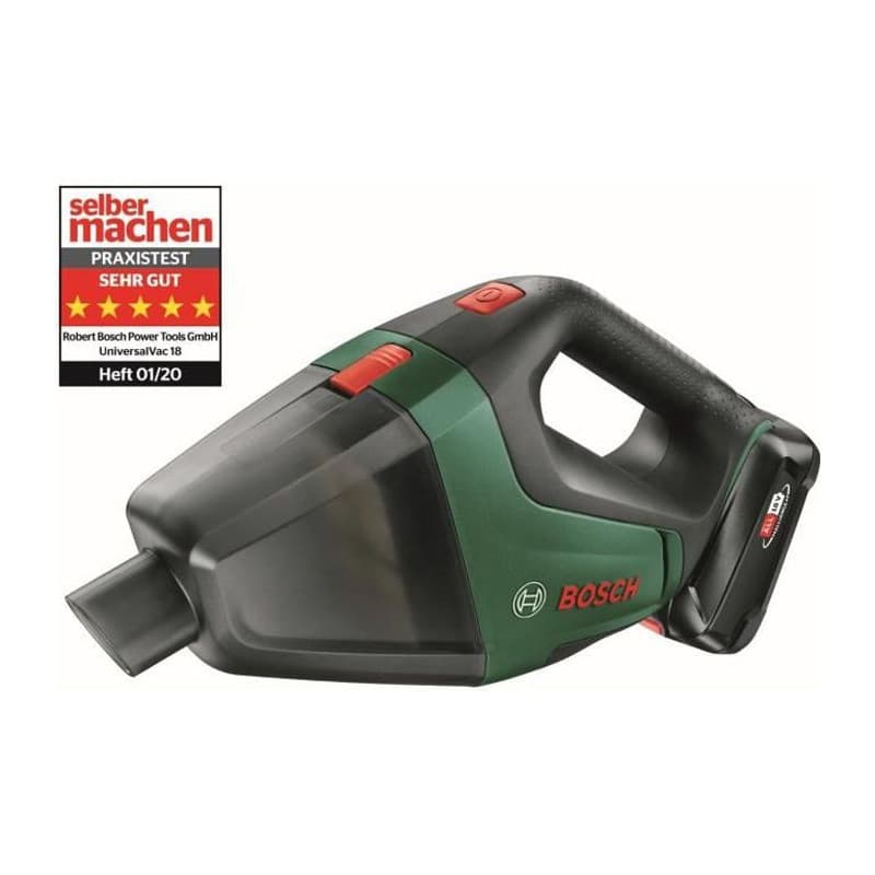 Aspirateur a main sans-fil Bosch - UniversalVac18 SET 1 batterie 2.5Ah
