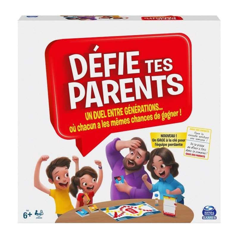 Jeu de société Spin Master Challenge your parents Bets (FR)