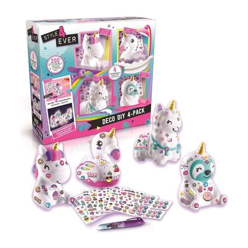 Travaux Manuel Canal Toys DIY Deco x4 Lot d'autocollants