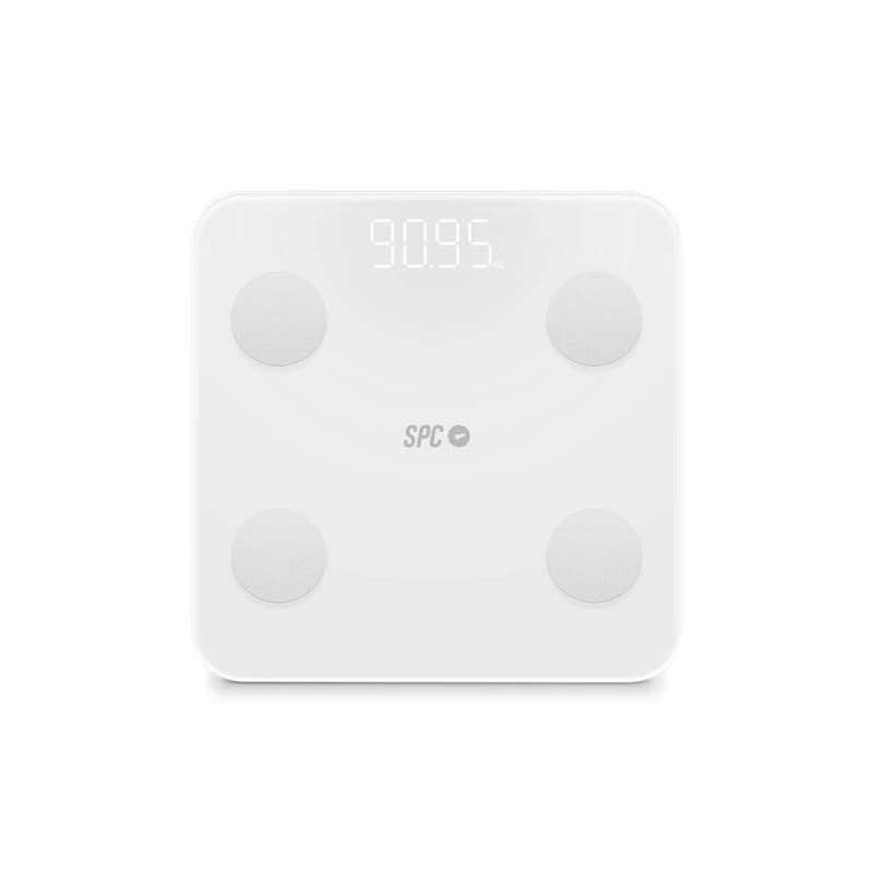 Balance Numérique de Salle de Bain SPC ATENEA FIT 3 Blanc Verre trempé