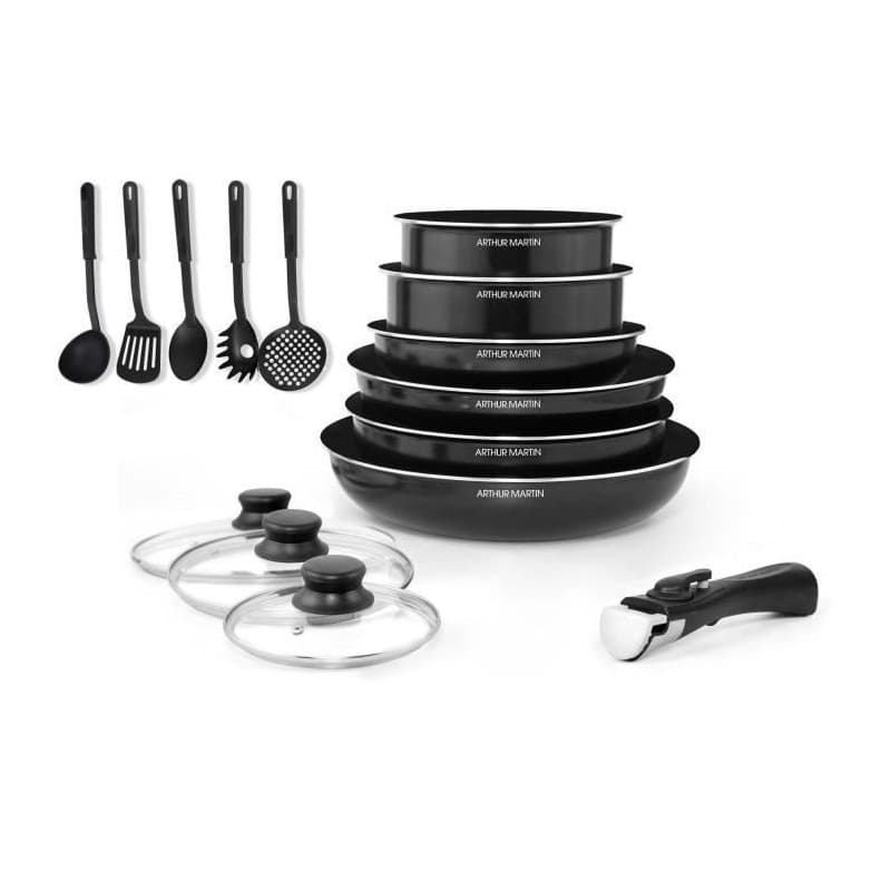 Batterie de Cuisine Arthur Martin 15 Pièces