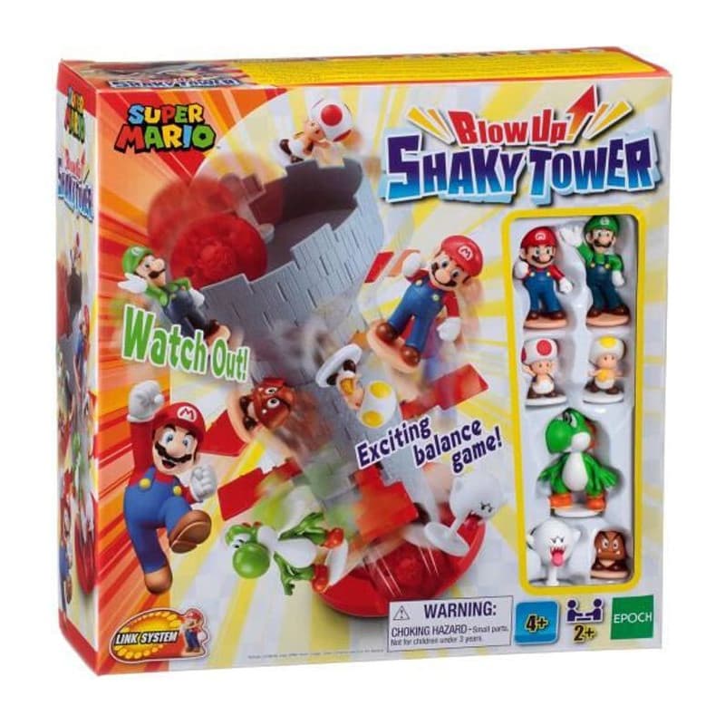 Epoch Games Super Mario Blow Up! Shaky Tower