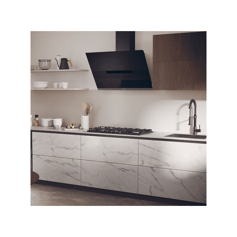 HOTTE MURALE DÉCORATIVE I-LINK - 589M3/H - NOIR - HAIER - HADG9CS46BWIFI