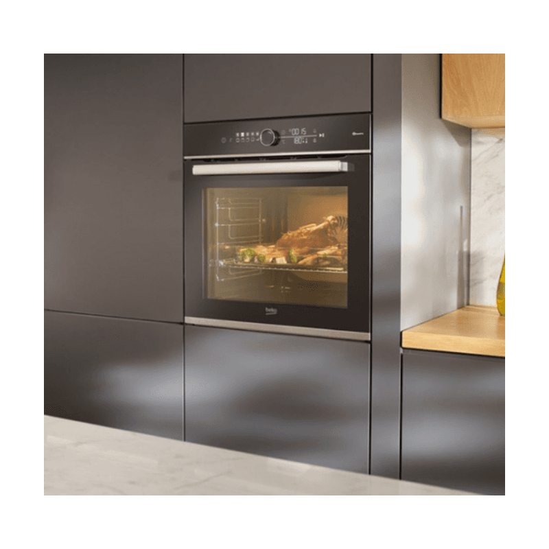 FOUR ENCASTRABLE MULTIFONCTION PYROLYSE - 71L - INOX - BEKO - BBVM13400XPSE