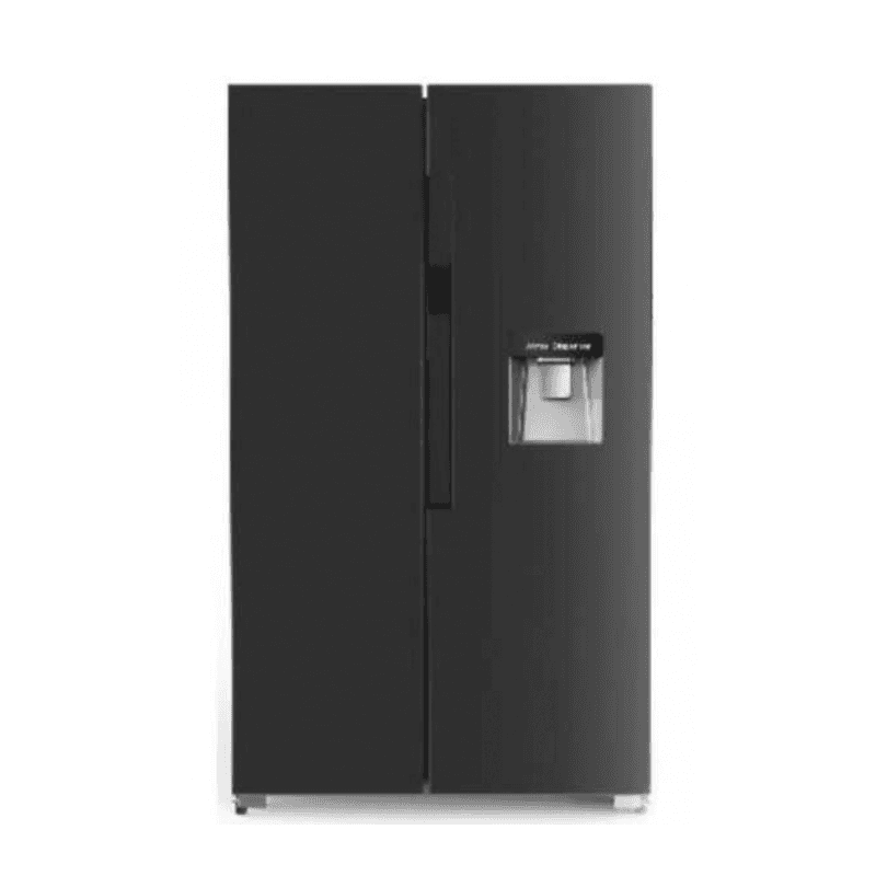 RÉFRIGÉRATEUR SIDE BY SIDE AVEC RÉSERVOIR D'EAU - NO FROST - 410L - NOIR - DEROSSO - DRK-SBS430WDE-B