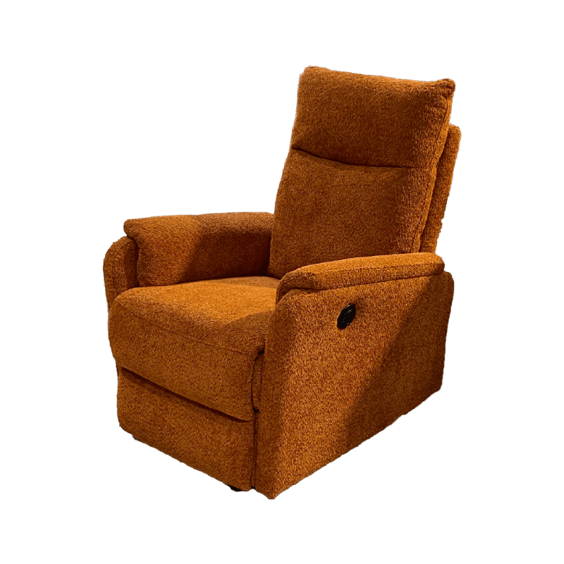 Le fauteuil relax électrique en plusieurs coloris et en plusieurs tissus